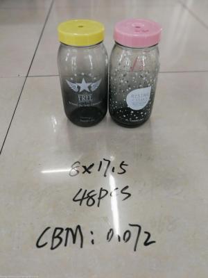 All kinds of glass 500ml 1000ml hand-painted glass bottles produced by the factory are cheap