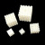 Supply ABS imitation pearl square beads pendant accessories manufacturers direct sale