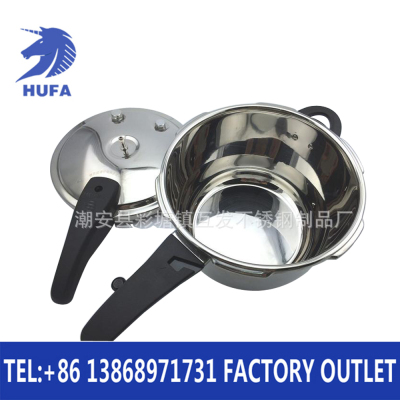 202 Stainless Steel Pressure Cooker Multi-Layer Composite Bottom New Technology Pressure Cooker Rotating Cover
