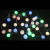 New acrylic transparent crack pop beads straight hole 8-30mm LED lighting headpiece accessories manufacturers direct sales