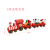 Four big Christmas wooden small trains children wooden toys Christmas children gifts creative placement
