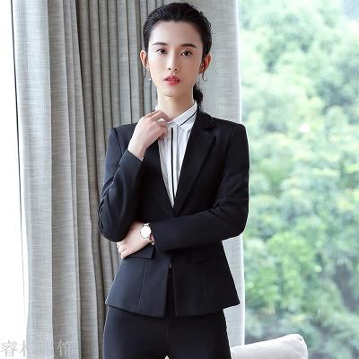 Hot style new business suit women's fashion style overalls han version slim small suit