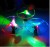 Glowing bars glow children toys wholesale UFO frisbee 3 lamp flying saucer fairies