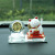 Car accessories lucky cat solar perfume seat Car supplies, lovely aromatherapy inside the Car ornaments inside the decoration