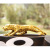 Golden Leopard Car Decoration Resin Leopard Electroplating Resin Crafts