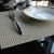 Kitchen Supplies Heat Proof Mat Environmentally Friendly Non-Slip PVC Textilene Placemat 8*8