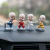 New Car Decoration Shaking Head Monk with Glasses Shaolin Kung Fu Monk Martial Arts Boxing Resin Crafts