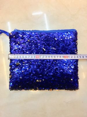 Foreign trade glitter makeup bag IPAD bag double-sided glitter