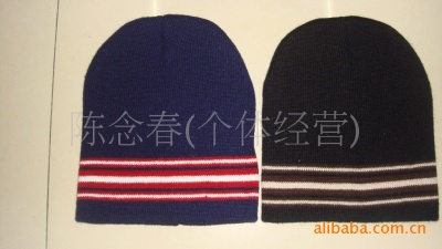 Knitted hat. Snowcap. Crossbar hat. Snowcap. Knitted hat