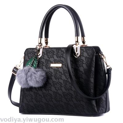 European and American fashion woman bag lace hand bill of lading shoulder crossbody bag