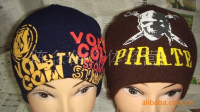 Skull cap, camouflage cap, printed hat, ski cap, pullover cap,/ knit cap,