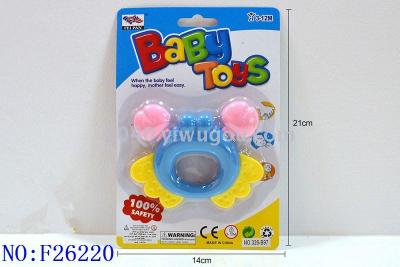 Baby toy baby ring bell boy and girl educational toy crab ring bell F26220