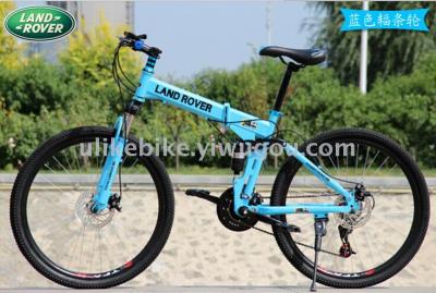 Bike 26 inches adult mountain range rover folding cushioning factory direct sales