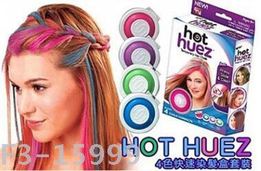 Hot Huez New TV Hair Dye Powder Hair Dye 4-in-1 Hair Dye