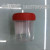 Disposable urine cup hand lid screw cup urine sample cup