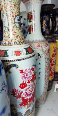 Jingdezhen geyao vase ceramic craft home furnishing jingdezhen hand-painted vase ceramic vase