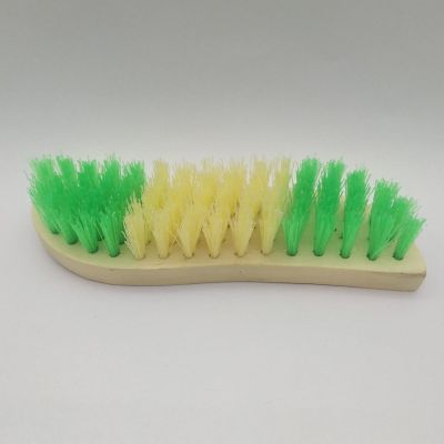 The Curved moon wood brush high-grade color silk wood solid wood brush household cleaning floor board brush