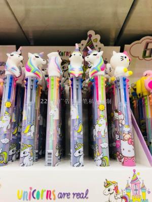 New unicorn multicolor pen