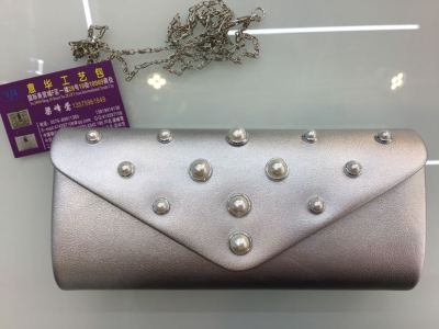 New A diamond and nail pearl evening bag hand bag banquet dress bag