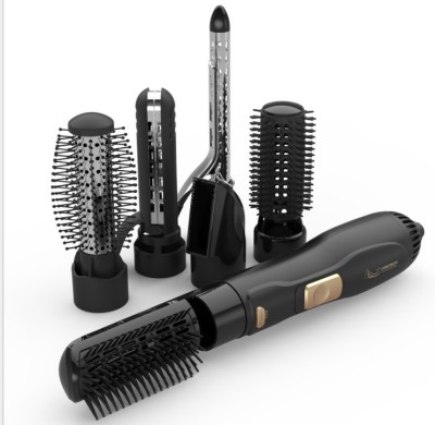 Multifunctional coil electric hair dryer electric comb pear head family self-service hair set with curly hair and straight hair