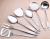Manufacturer direct stainless steel kitchen set seven-piece hotel kitchen cooking utensils set