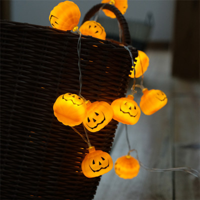 Cross - border towns LED Halloween, creative DIY pumpkin lamp string 'ins style decorative the lantern string