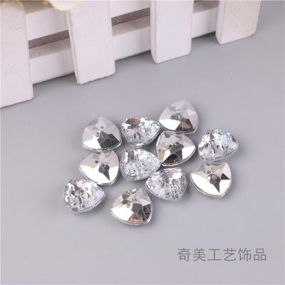 Acrylic drill shoes flower button clothing button accessories accessories