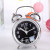 Factory Price Wholesale Ultra-Quiet 3-Inch Silver Electroplated Bell with Light Classic Retro Creative Children's Alarm Clock Gift Clock