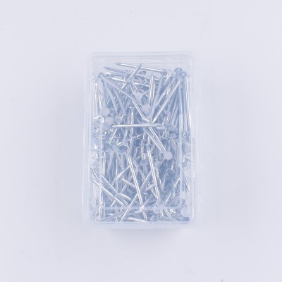 Hardware fasteners home pp box galvanized flat nail with large capacity 400g,2.4*50mm