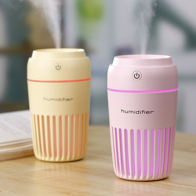 Time cup humidifier large capacity mini night lamp office home air purifier