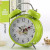 Factory Price Wholesale Vintage Metal 4-Inch Spray Paint Color Creative Student Children Bell Night Light Alarm Clock Fashion Home