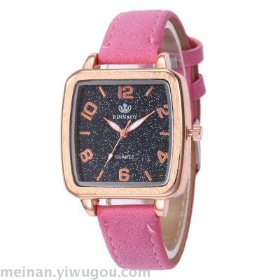 South American watch industry fashionable lady belt simple student watch