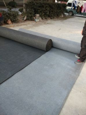 Cigarette ash carpet exhibition paving disposable red ash carpet 3 meters wide