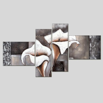 Stall Supply Living Room Decoration Irregular Painting Sets Hotel Hotel Hanging Picture Common Calla Oil Painting Painting Sets
