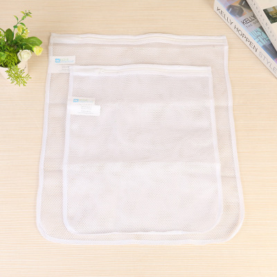 Factory Direct Sales White Large Size Thick Mesh Bra Underwear Laundry Bag Laundry Protection Bags Can Be Customized with Pictures and Samples