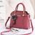 European and American fashion women's handbag with a crossarm and a shoulder bag for hairball decoration and styling