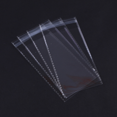 Junqing Plastic Bag in Stock Direct Selling Transparent Foreign Trade Bag Transparent Plastic Packaging Bag Self-Adhesive Bag