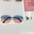 New dichromatic sunglasses rainbow metallic shades