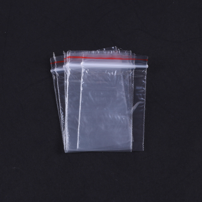 Two-Color Single-Side Opening Plastic Packaging Transparent Bag Self-Adhesive Bag Extra Thick Tote Wholesale