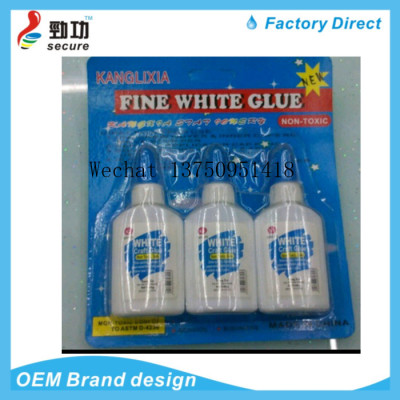 White Glue FINE WHITE GLUE 3 suction card adhesive wood GLUE model adhesive diy WHITE latex