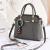 European and American fashion women's handbag with a crossarm and a shoulder bag for hairball decoration and styling