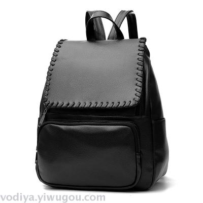 Leisure brand backpack simple lady backpack student backpack