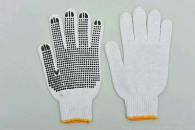 Single side dot adhesive working gloves