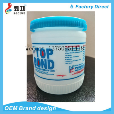 White Glue 500G TOP BAND WHITE GLUE fast dry WHITE adhesive crystal GLUE