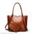 European and American casual one-shoulder bag retro slanted handbag with two women's bags