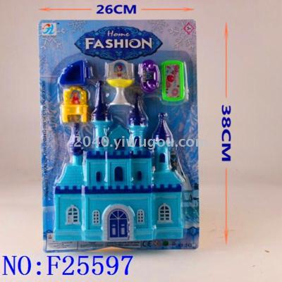 Children over every family toys wholesale furniture castle series educational toys F25597