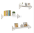 Flower Stand Wall Hanging Living Room Bookshelf TV Wall in-Line Shelf