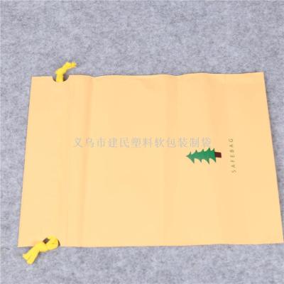 Pull rope wear rope PE bundle pocket gift bag receive dustproof bag toy pocket can be customized to print logo wholesale