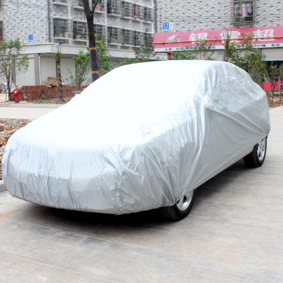 Factory Direct Sales Printable Logo Sunscreen and Waterproof Snow-Proof Single Layer Car Cover Universal PEVA Car Cover Wholesale