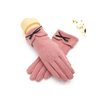 Winter touch screen lady cashmere gloves warm gloves